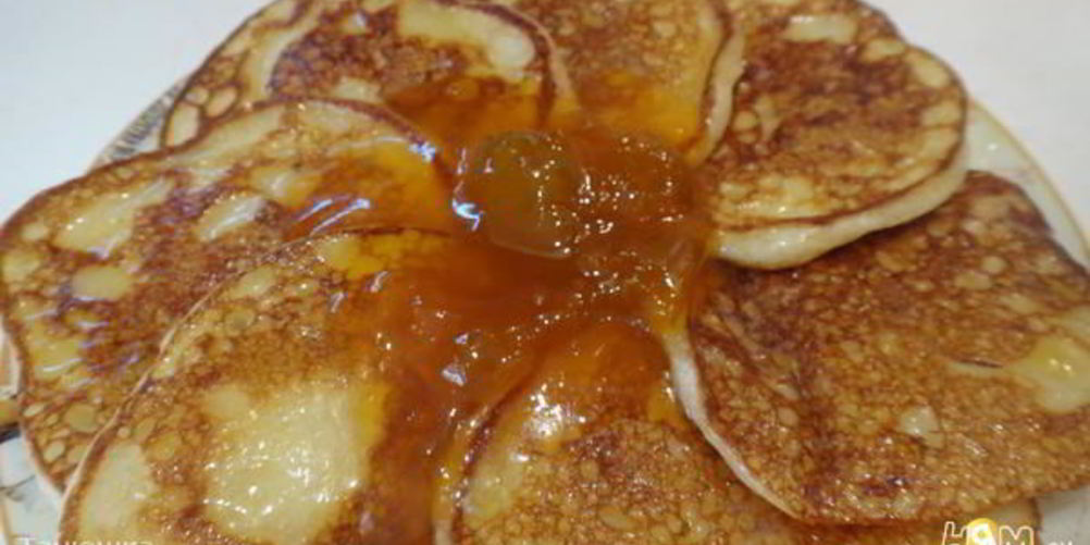 Рецепт кружевные оладьи