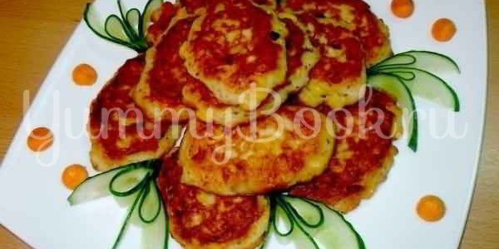 Рецепт кукурузные оладьи с курицей