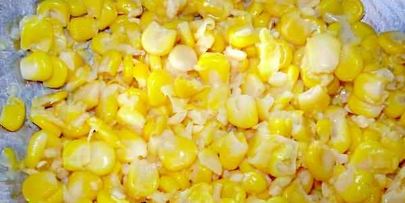 кукурузные оладьи с курицей