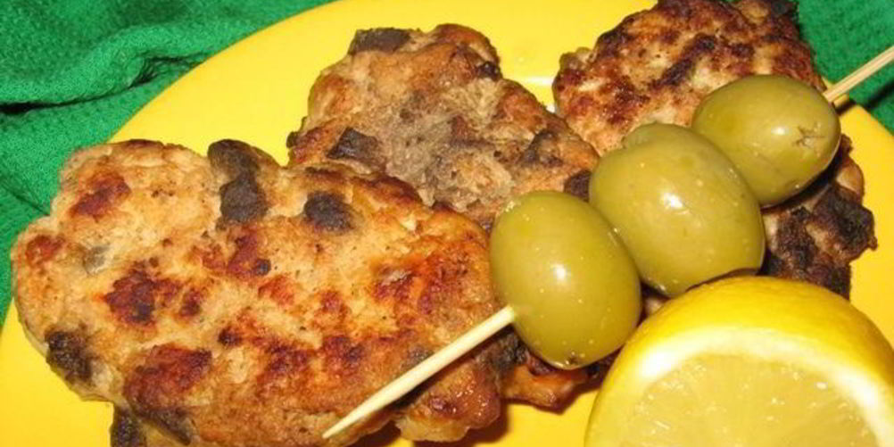 Рецепт куриные оладьи с печенью