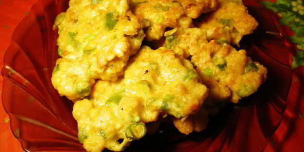 Рецепт мясные оладьи с фасолью