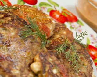 Оладьи из болгарского перца