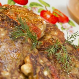 Оладьи из болгарского перца