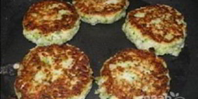 оладьи из брокколи и цветной капусты