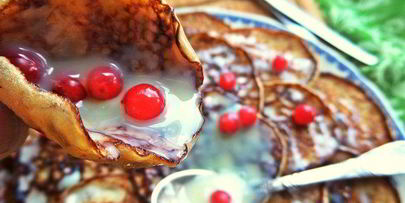 оладьи из двух продуктов