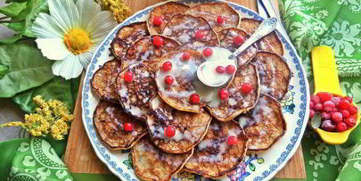 оладьи из двух продуктов