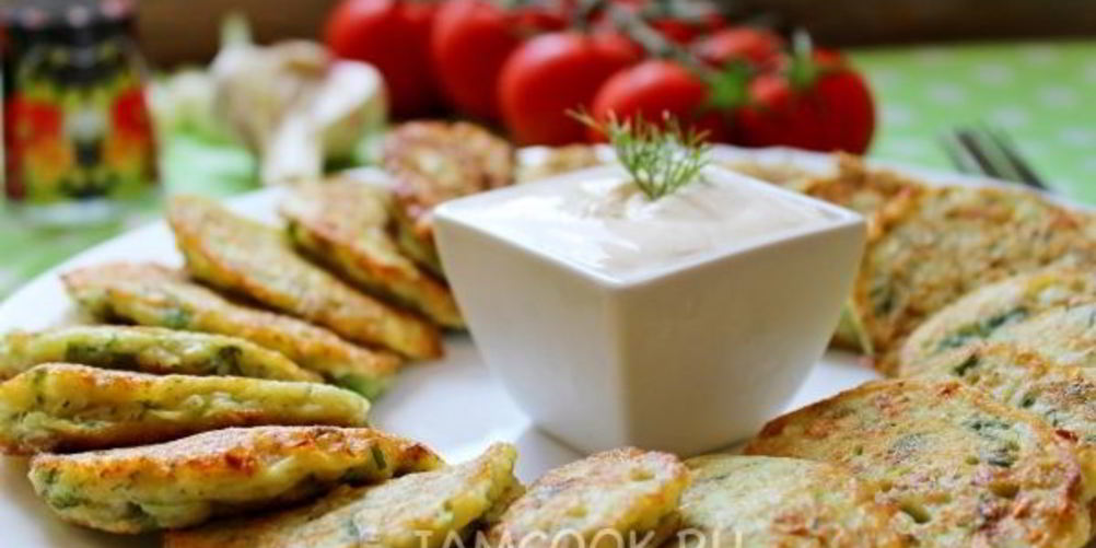 Рецепт оладьи из кабачка и цветной капусты