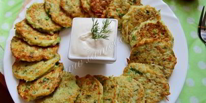 оладьи из кабачка и цветной капусты