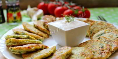 оладьи из кабачка и цветной капусты