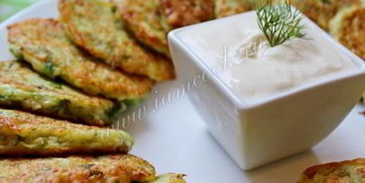 оладьи из кабачка и цветной капусты