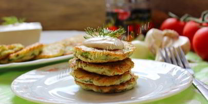 оладьи из кабачка и цветной капусты