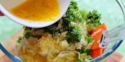 оладьи из кабачка и цветной капусты