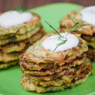 Оладьи из кабачков и картофеля