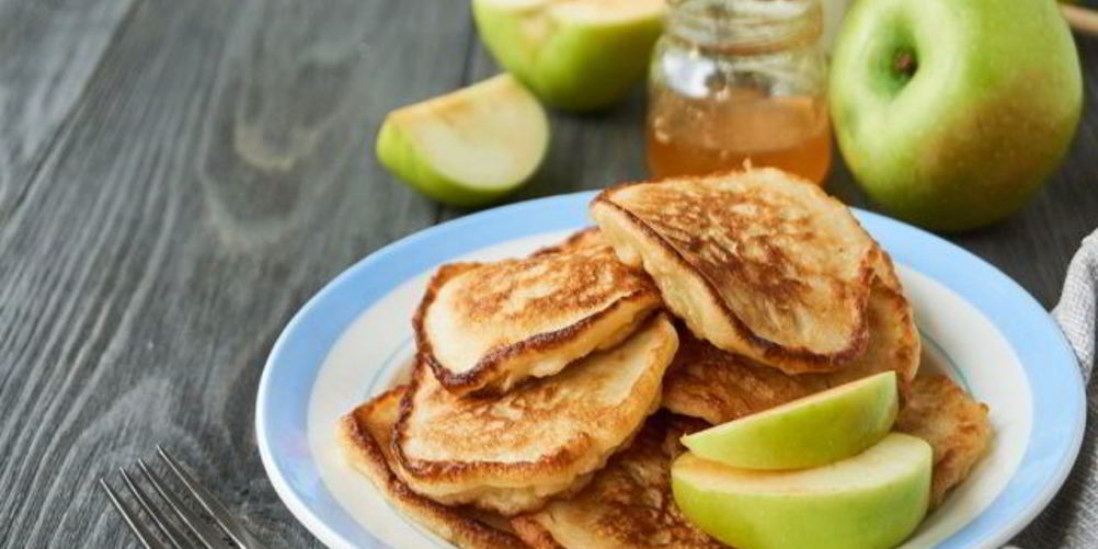 Рецепт оладьи из кабачков и яблок