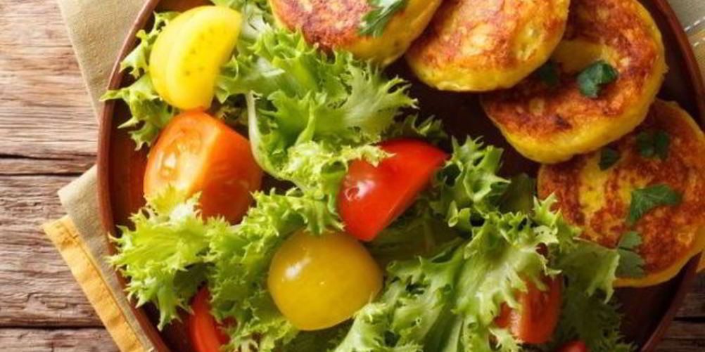 Рецепт оладьи из кабачков с гороховой мукой