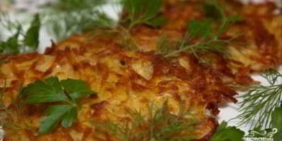 оладьи из картофеля