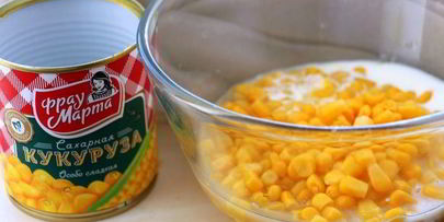 оладьи из сладкой кукурузы