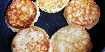 оладьи из сладкой кукурузы