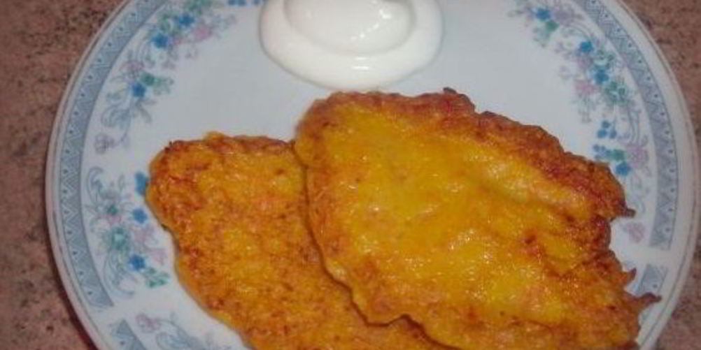 Рецепт оладьи из тыквы и моркови