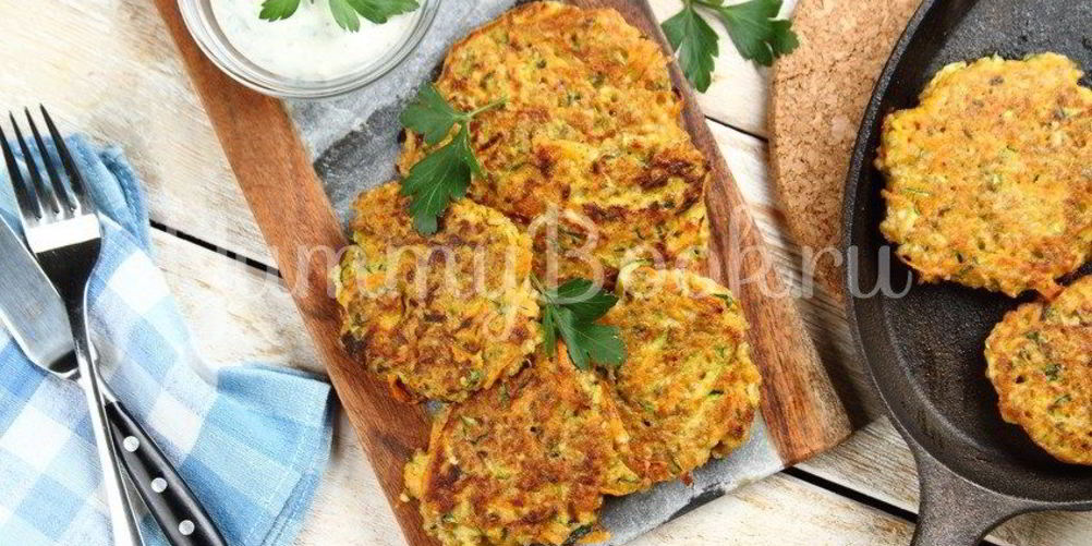 Рецепт оладьи из ячневой крупы с йогуртовым соусом