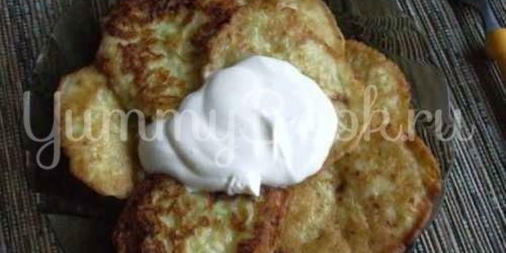 Рецепт оладьи кабачковые