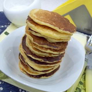 Оладьи на дрожжах на кефире