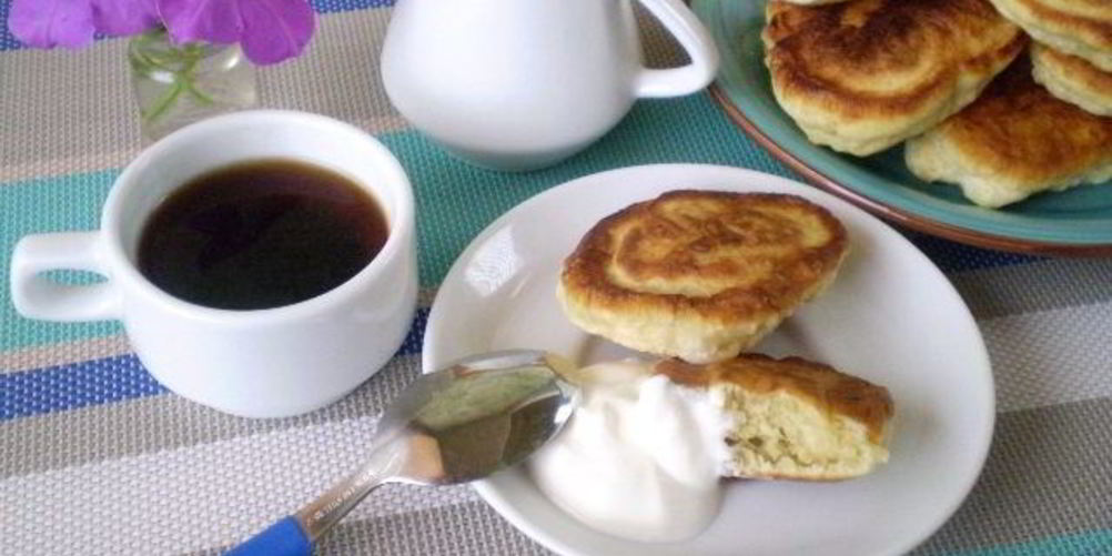 Рецепт оладьи на кефире пышные