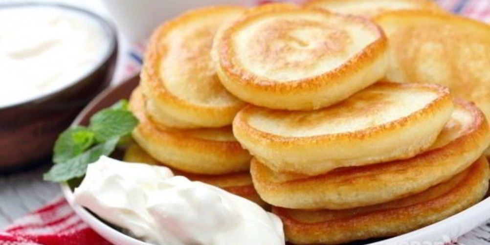 Рецепт оладьи на кефире с дрожжами