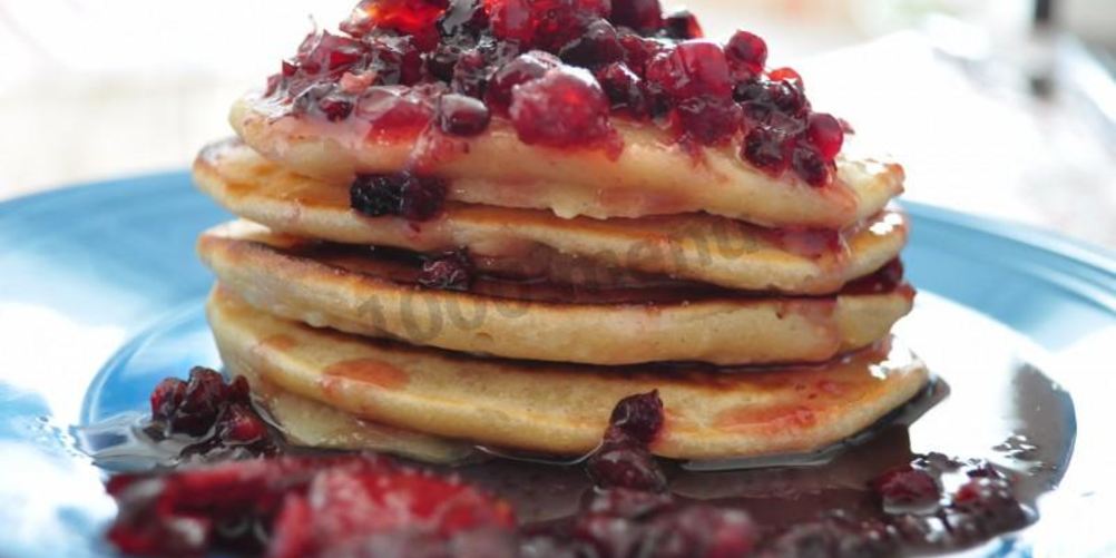 Рецепт оладьи на кефире с корицей