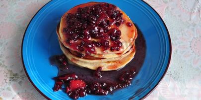 оладьи на кефире с корицей