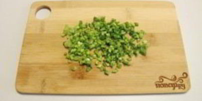 оладьи на кефире с зеленым луком