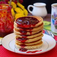 Рецепт Оладьи на молоке без яиц и дрожжей