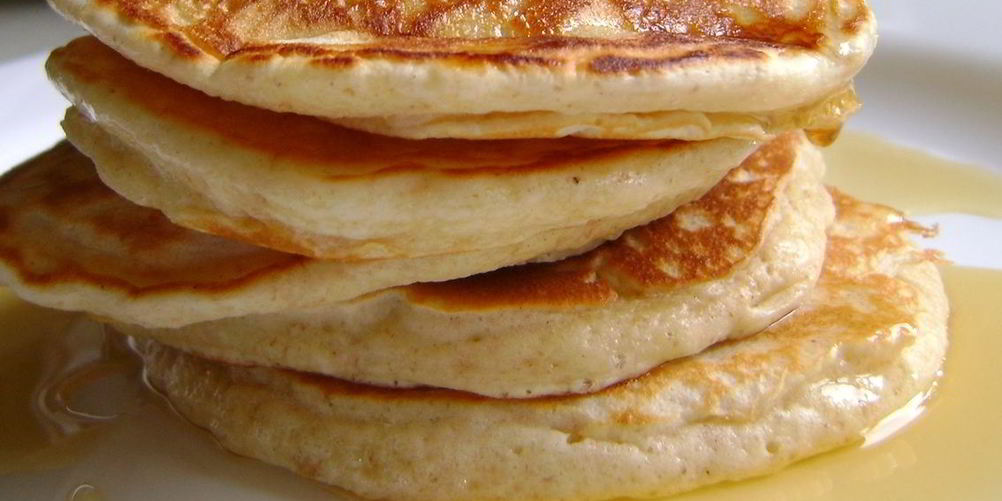 Рецепт оладьи на молоке с яблоками