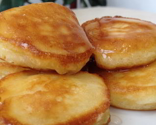 Оладьи на простокваше без дрожжей