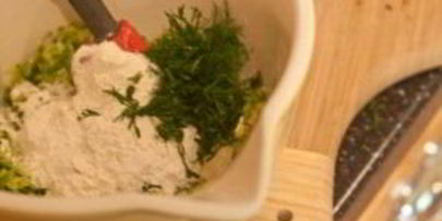 оладьи с кабачком