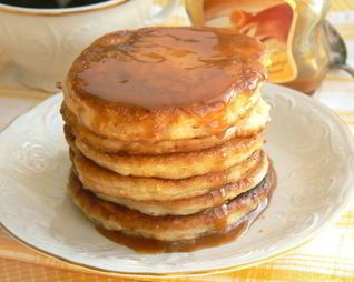 Оладьи с кукурузными хлопьями