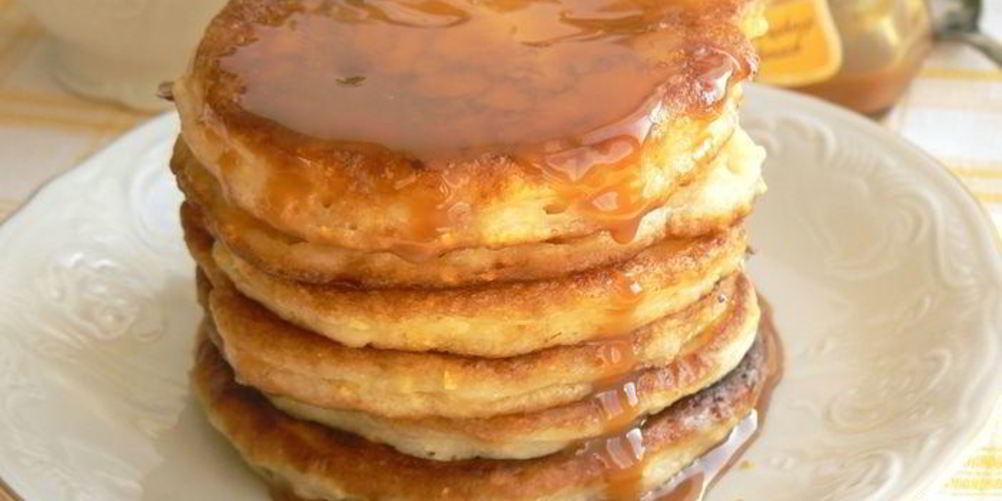 Рецепт оладьи с кукурузными хлопьями