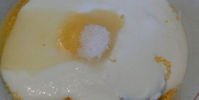 оладьи с кукурузными хлопьями