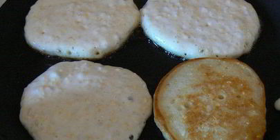 оладьи с кукурузными хлопьями