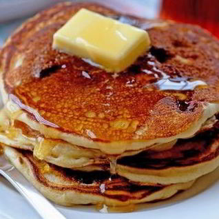 Оладьи с маслом