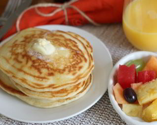 Оладьи с молоком