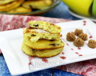 Оладьи с шоколадом