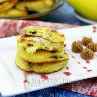 Оладьи с шоколадом