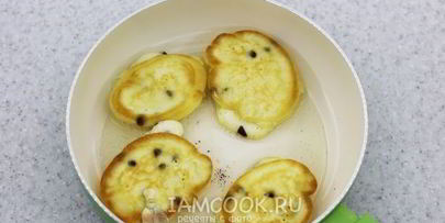 оладьи с шоколадом