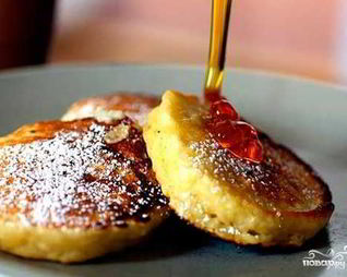 Оладьи с творогом на кефире