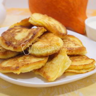 Оладьи с тыквой Вкусные