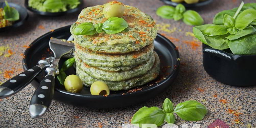 Рецепт оладьи с зеленью