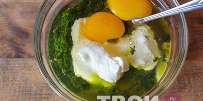 оладьи с зеленью