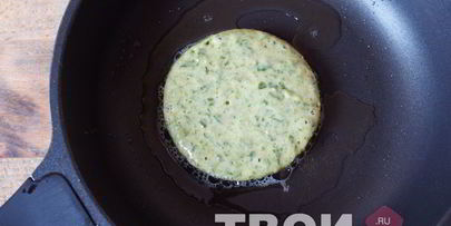 оладьи с зеленью