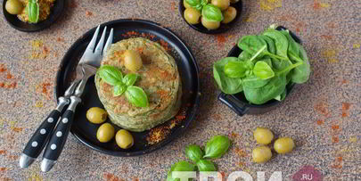 оладьи с зеленью